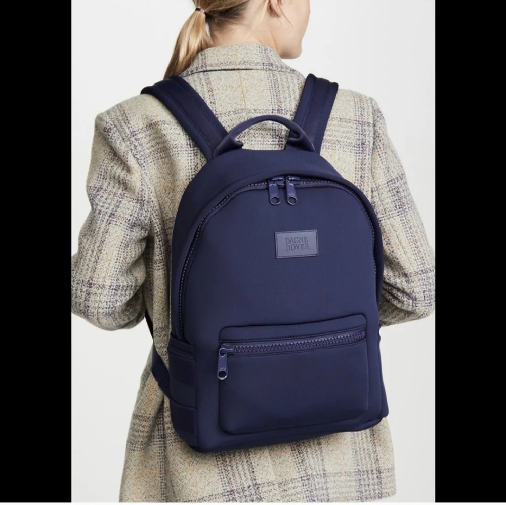 New in Original Plastic Wrap Dagne Dover Medium Dakota Backpack in Storm - Picture 5 of 7